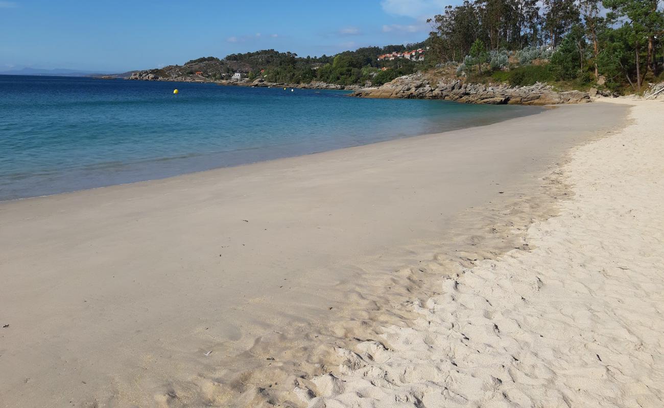 Foto af Areacova beach med lys fint sand overflade