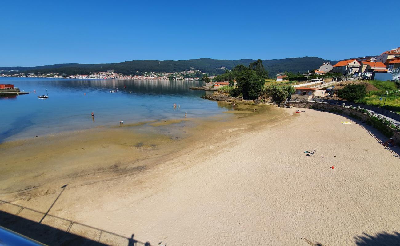 Foto af Praia de Campelo med grå sand overflade