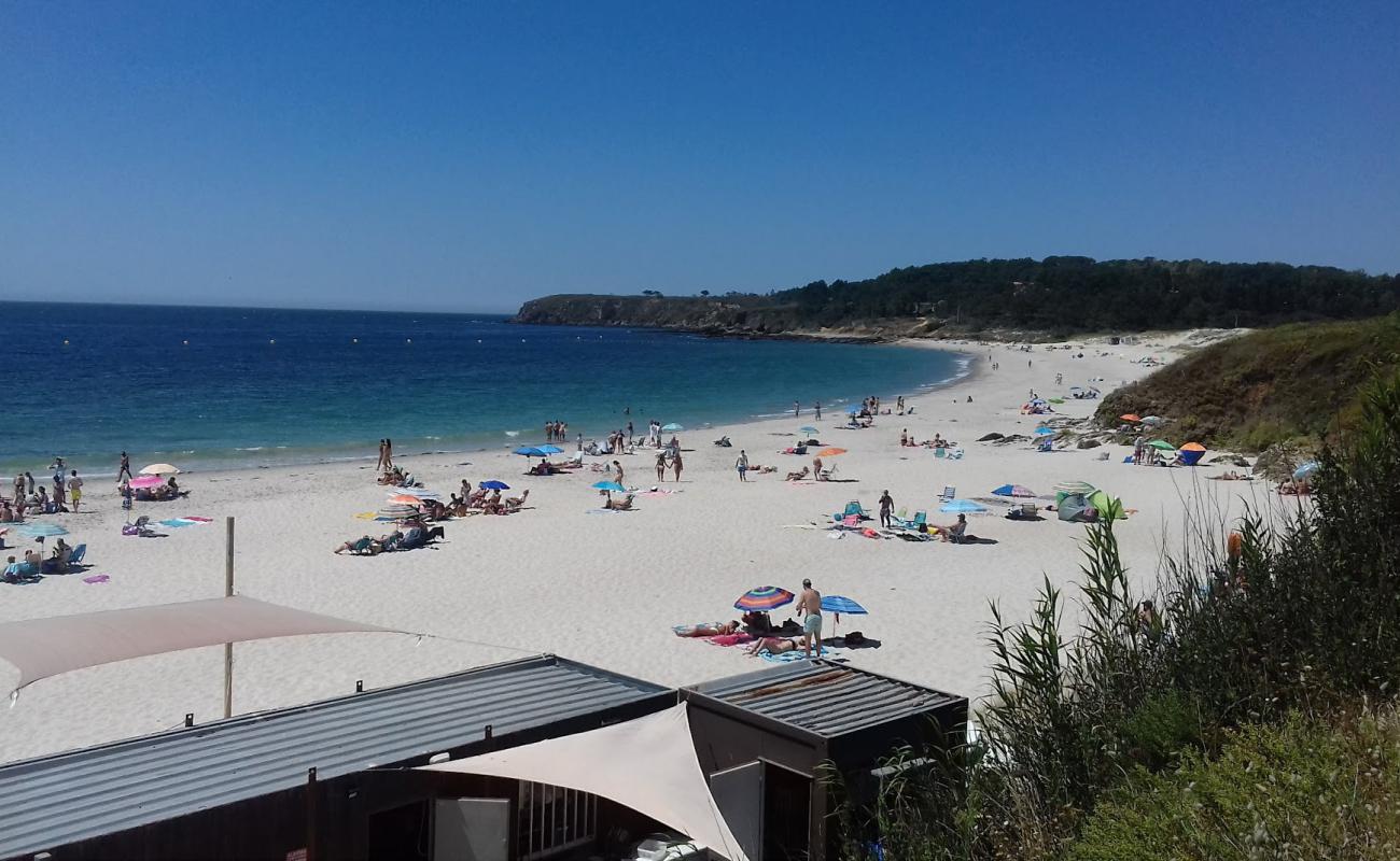 Foto af Pragueira beach med hvidt fint sand overflade