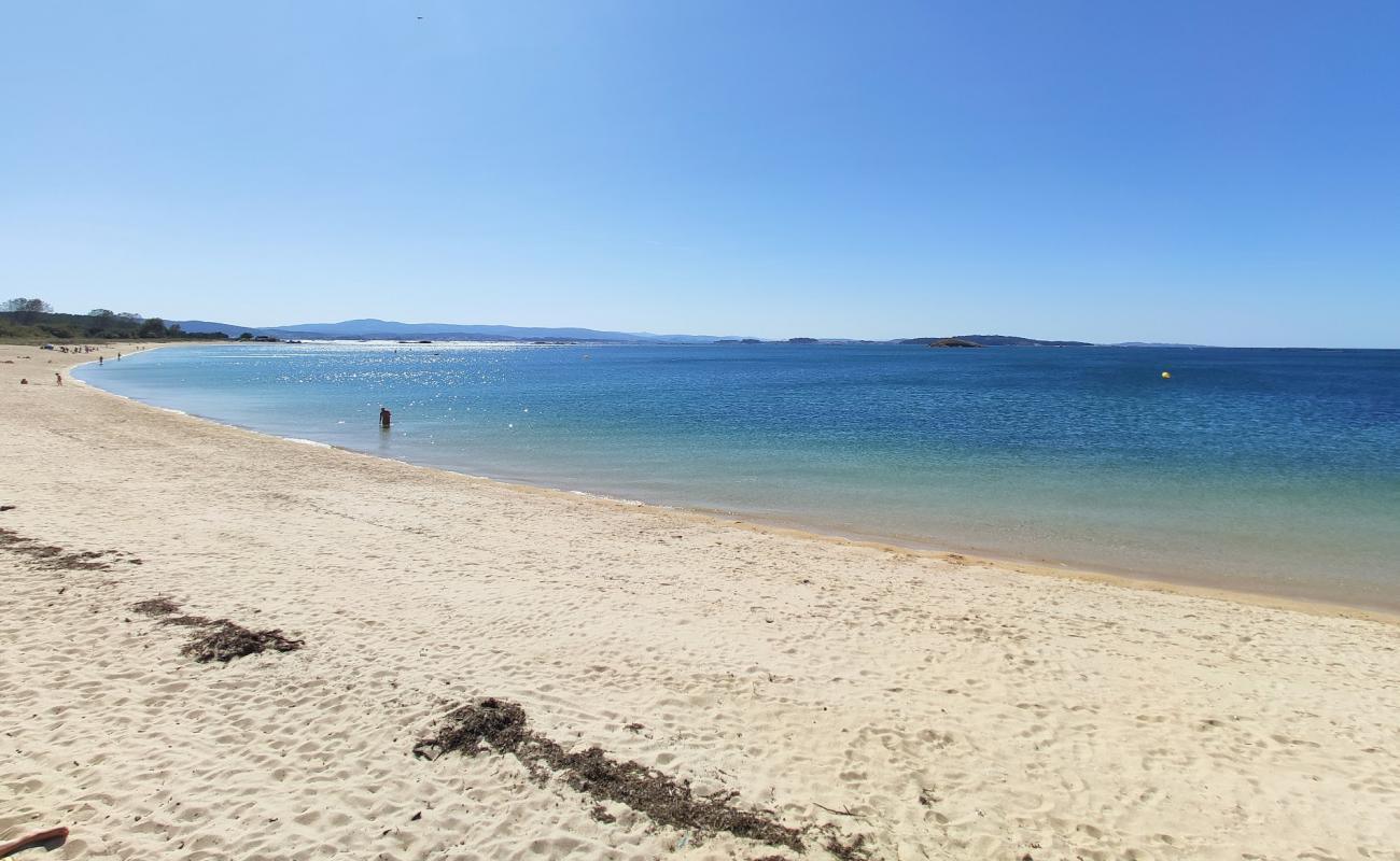 Foto af Carragueiros beach med let fin sten overflade