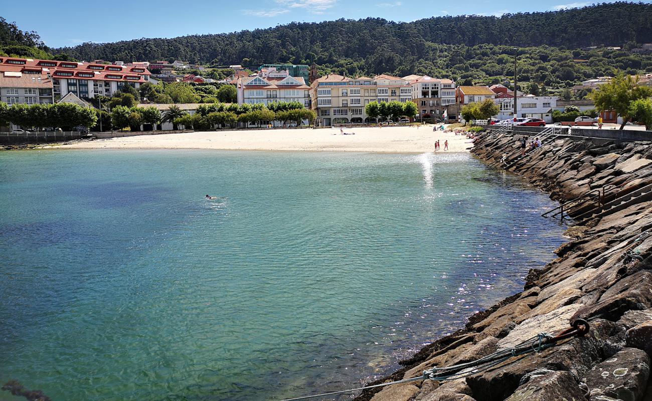 Foto af Praia do Castelo med hvidt sand overflade