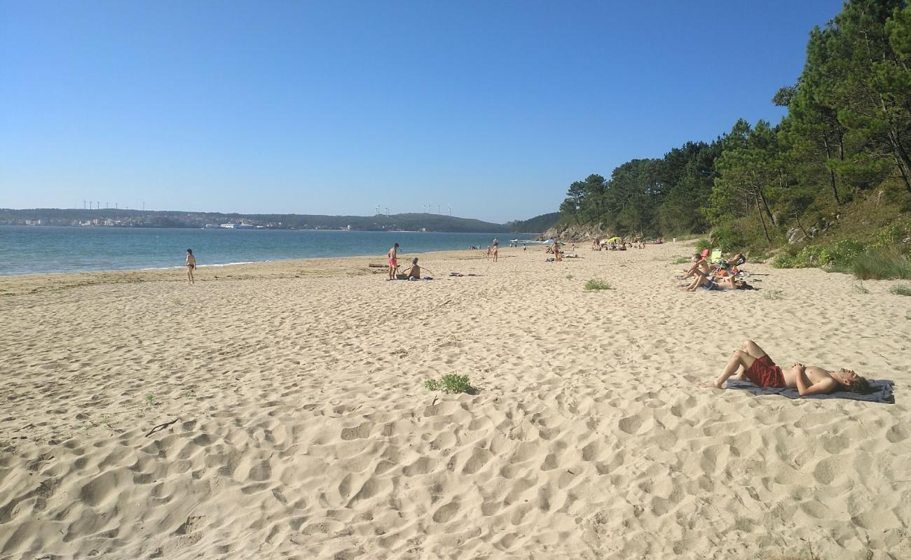 Foto af Praia Barreira med hvidt fint sand overflade