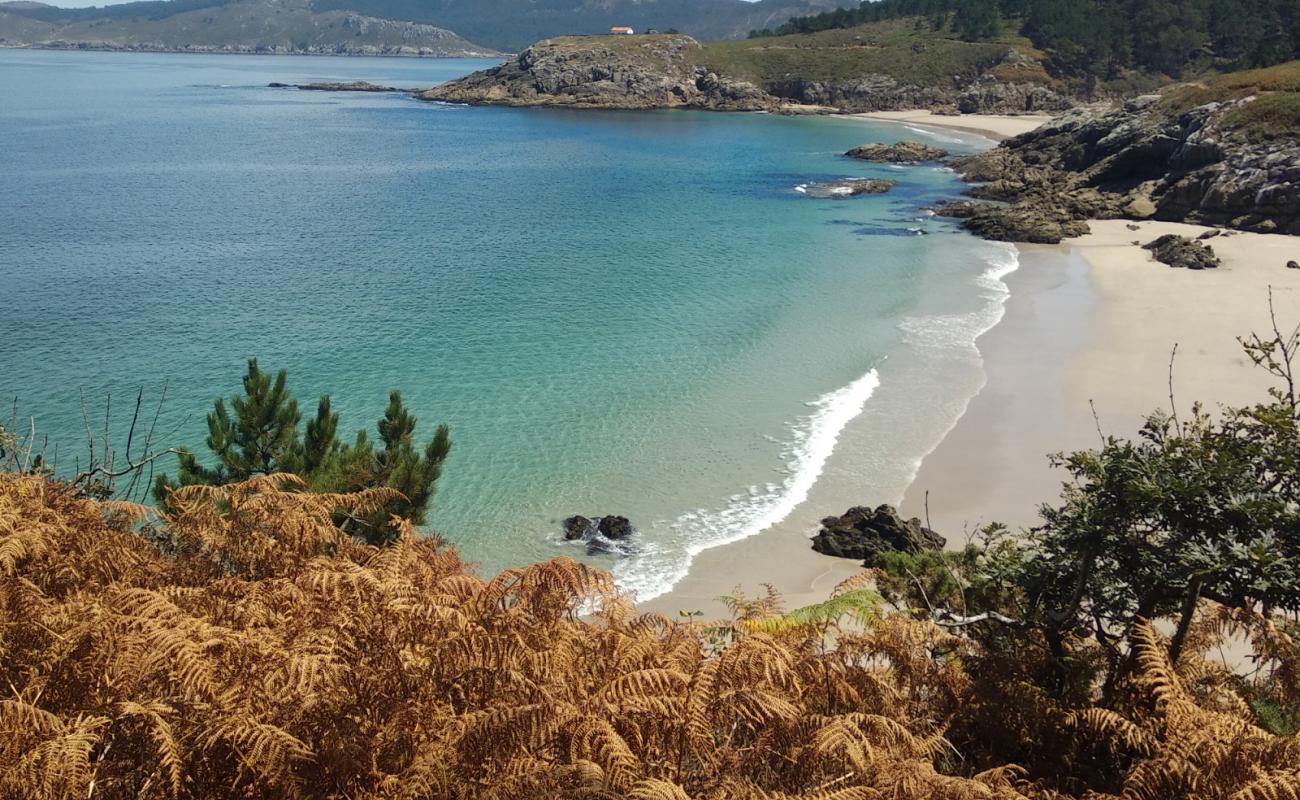 Foto af Praia de Rebordelo II med hvidt fint sand overflade