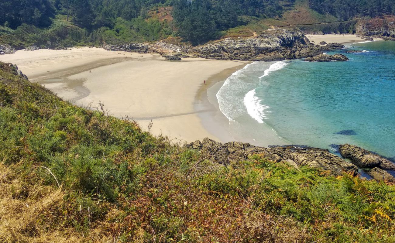 Foto af Praia de Rebordelo med hvidt sand overflade