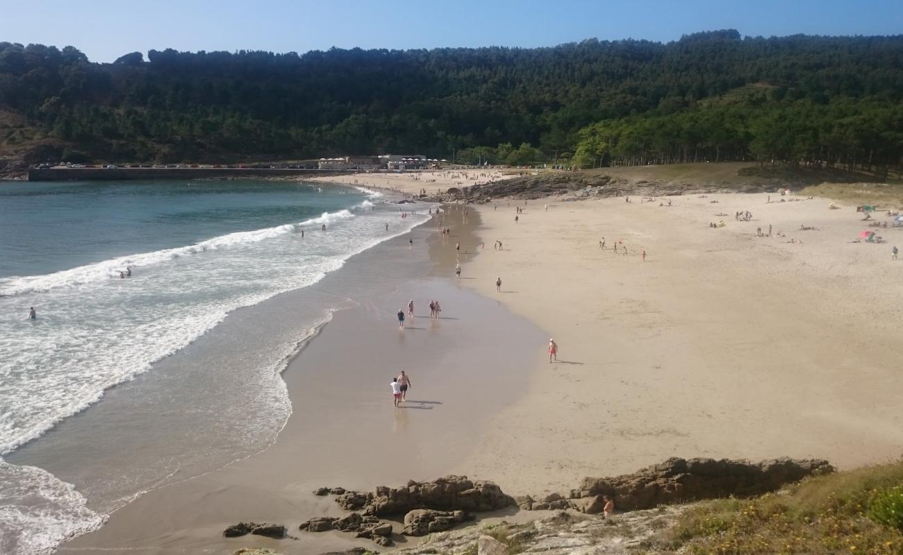 Foto af Praia de Balares med hvidt fint sand overflade