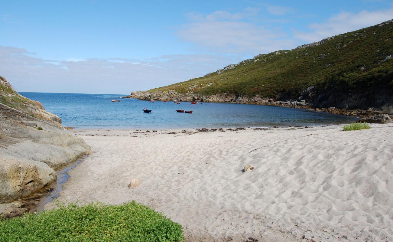 Foto af Praia da Barda med hvidt sand overflade