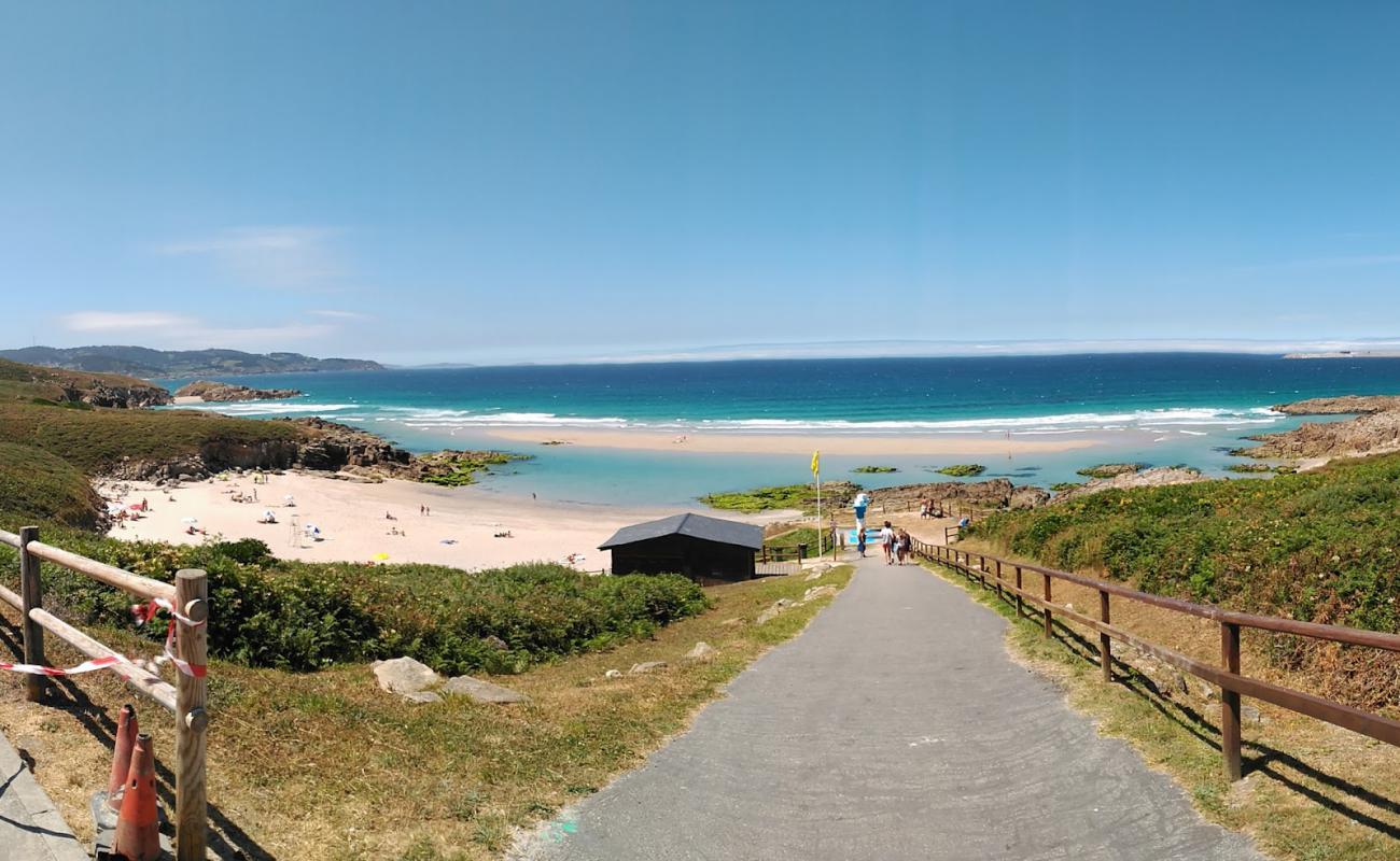 Foto af Praia de Repibelo med hvidt sand overflade