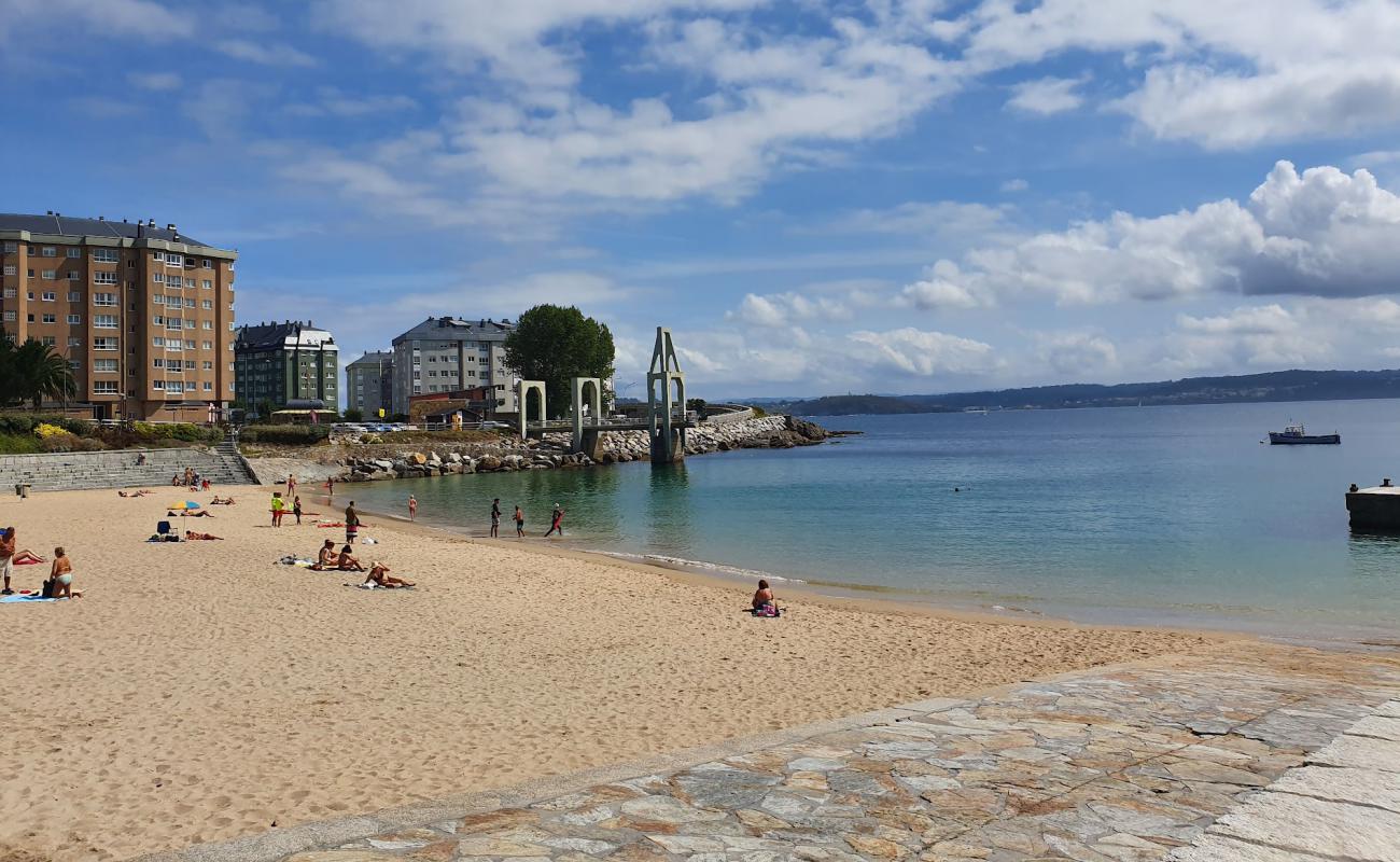 Foto af Praia de Adormideiras med hvidt sand overflade