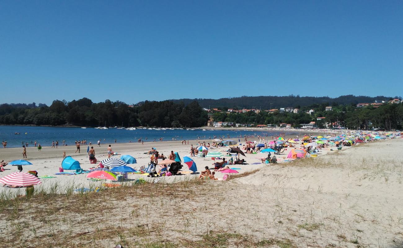 Foto af Playa Magdalena med hvidt sand overflade