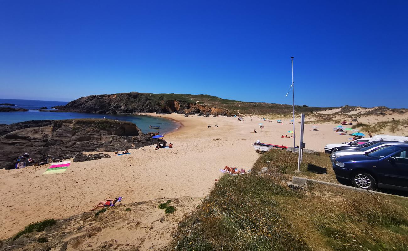 Foto af Playa de Los Botes med hvidt fint sand overflade