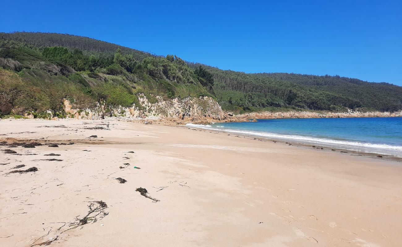 Foto af Praia de Vilela med hvidt fint sand overflade