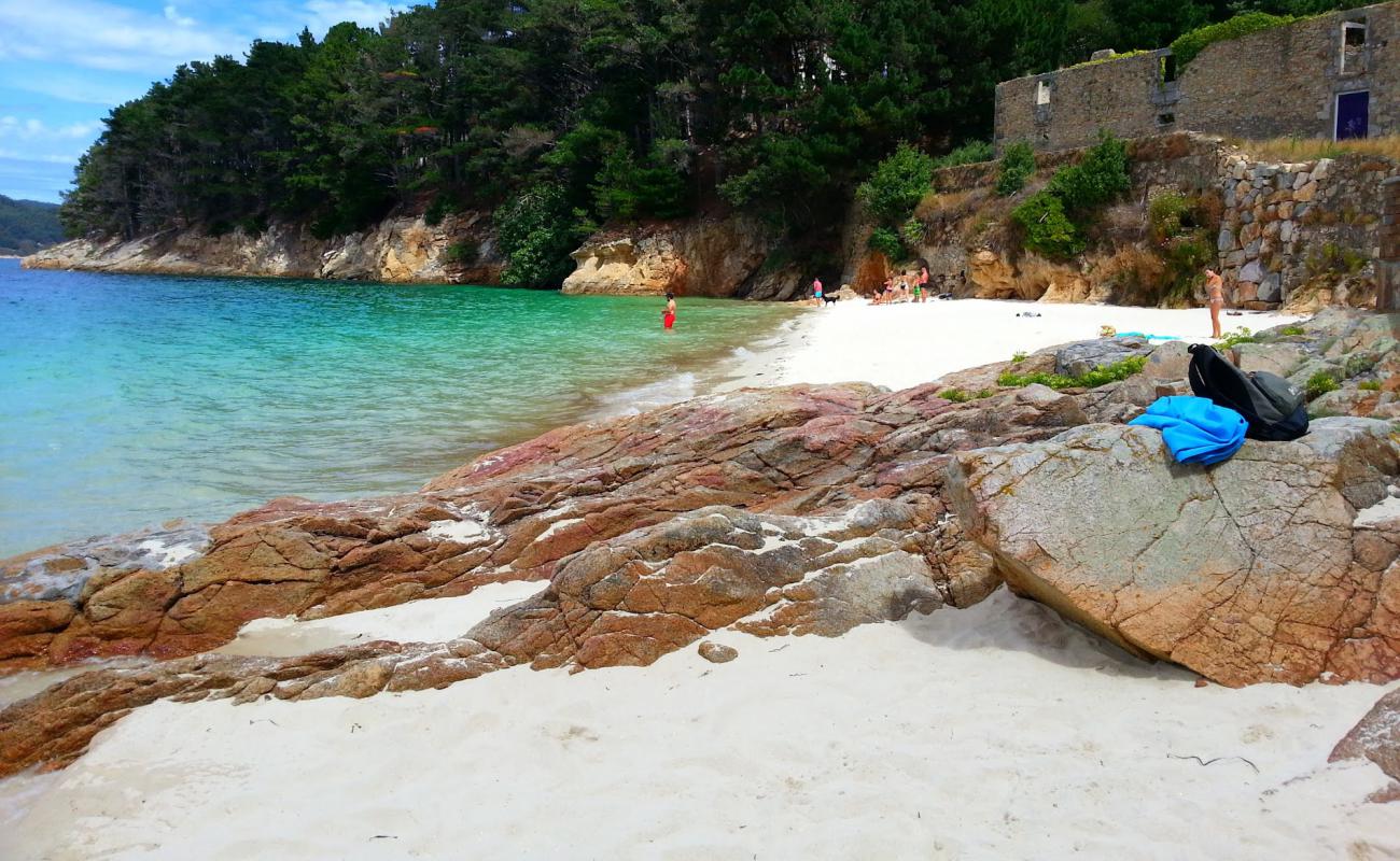 Foto af Kaolin Strand med hvidt fint sand overflade