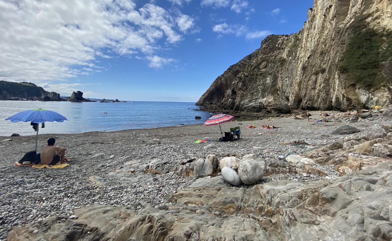 Foto af Playa del Silencio med grå sten overflade