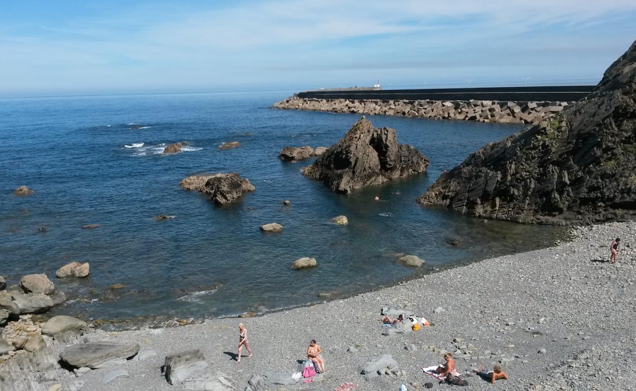 Foto af Playa del Garruncho med let sten overflade