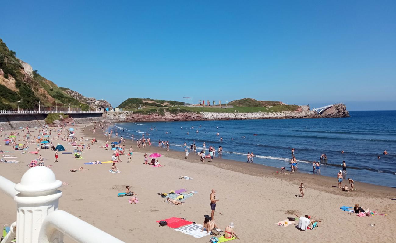 Foto af Salinas Strand med lys sand overflade