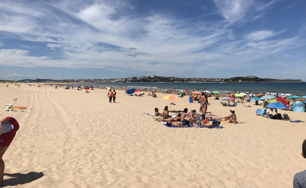 Foto af Somo Strand med lys sand overflade