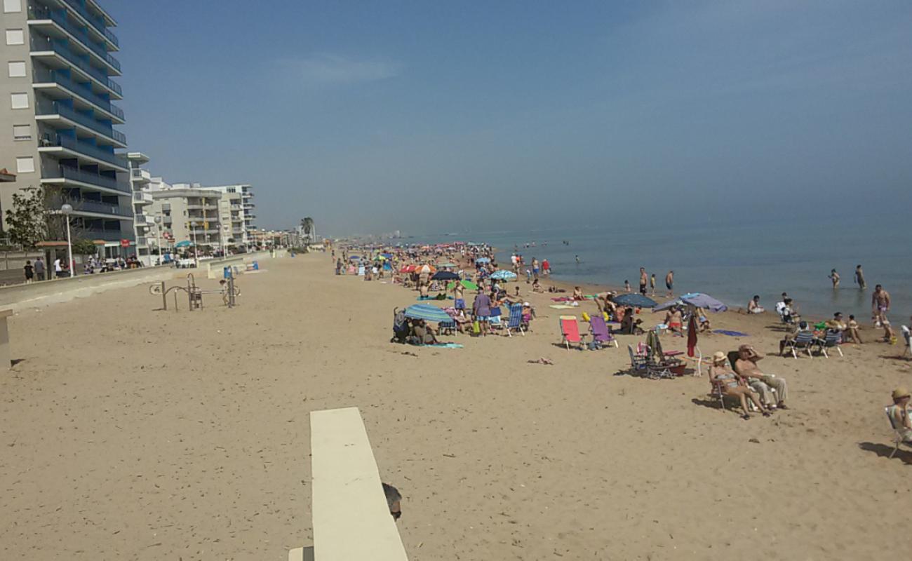 Foto af Bellreguard Strand med lys sand overflade