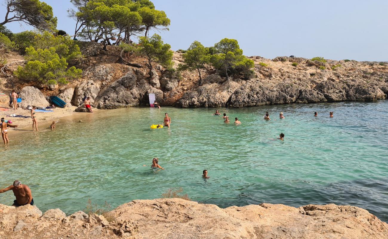 Foto af Cala Punta Negra med let sten overflade