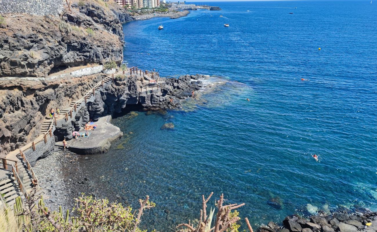 Foto af Playa Tabaiba med grå sten overflade