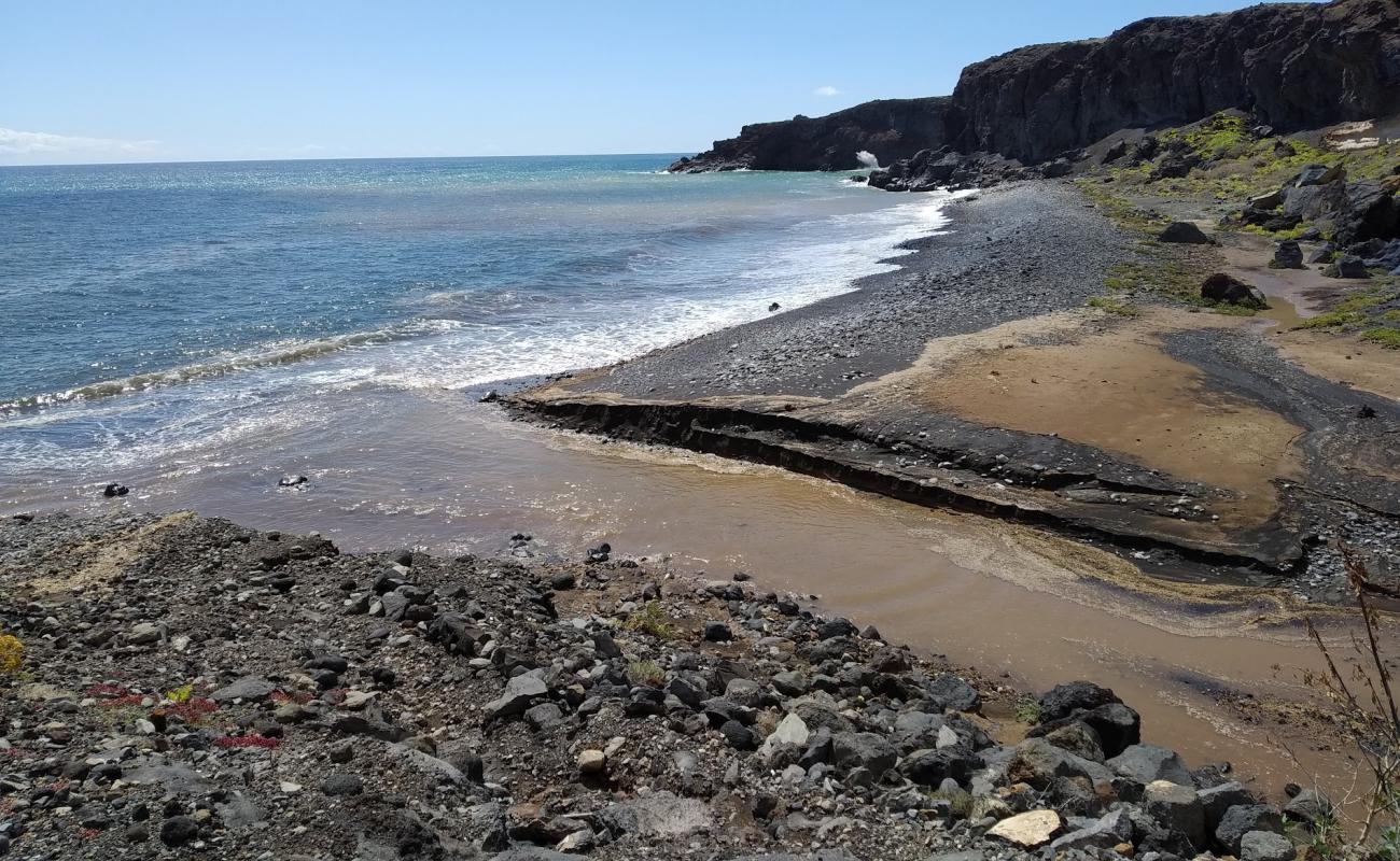 Foto af Playa de El Bonito med sten overflade