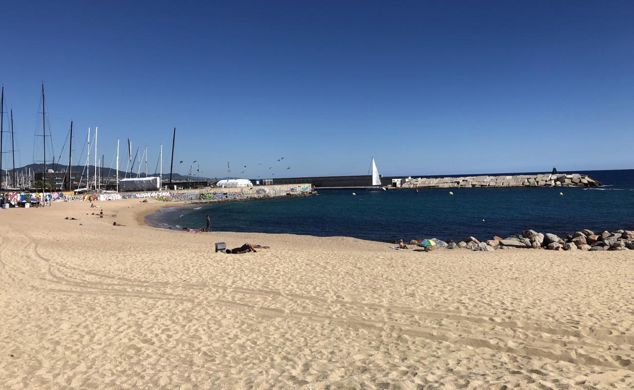 Foto af Platja de la Marina med lys sand overflade