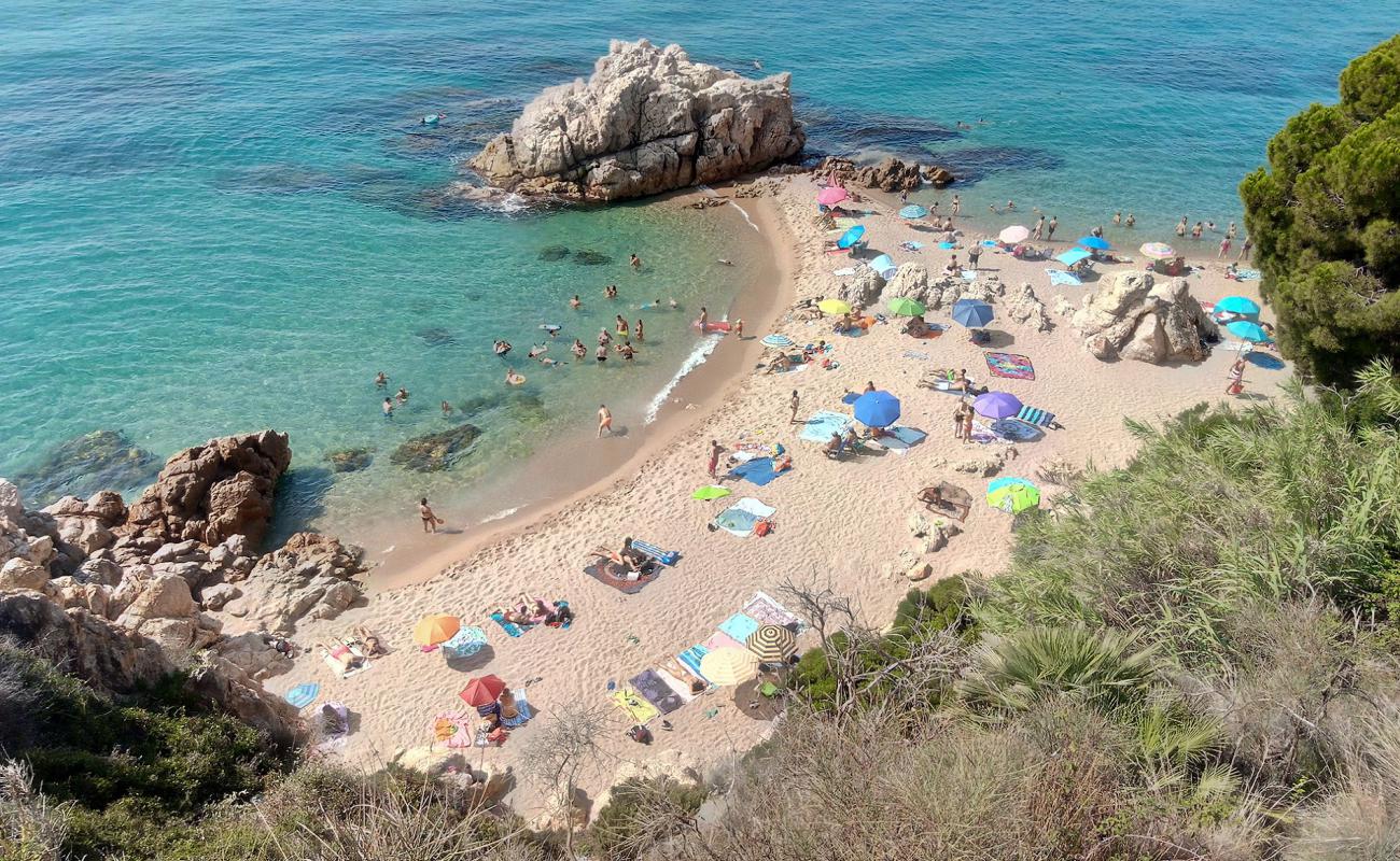 Foto af Cala Roca Grossa med lys sand overflade