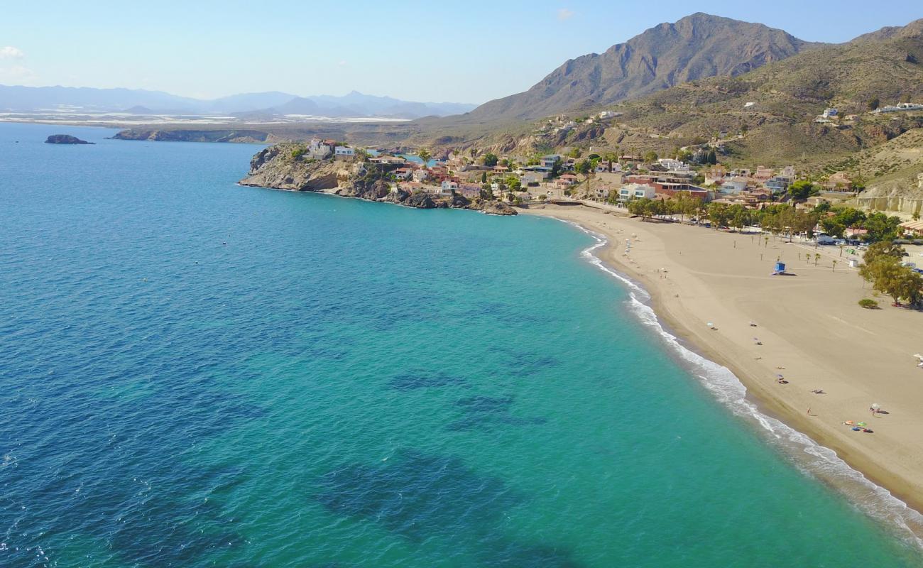 Foto af Playa de Bolnuevo med lys sand overflade