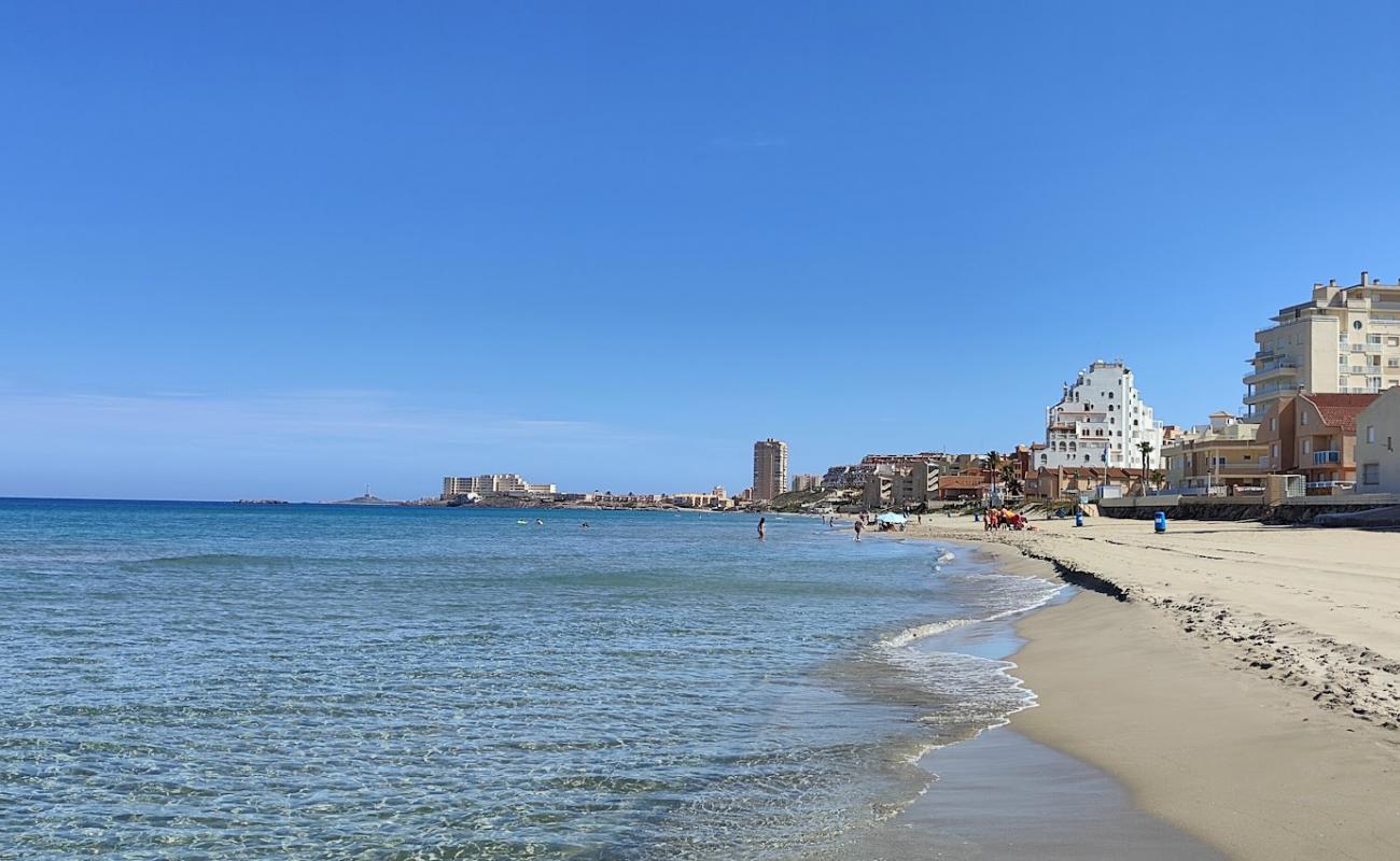 Foto af Playa del Banco del Tabal med lys sand overflade