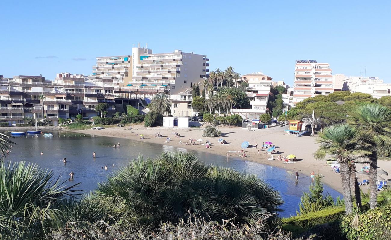 Foto af Cala del Pino med lys sand overflade