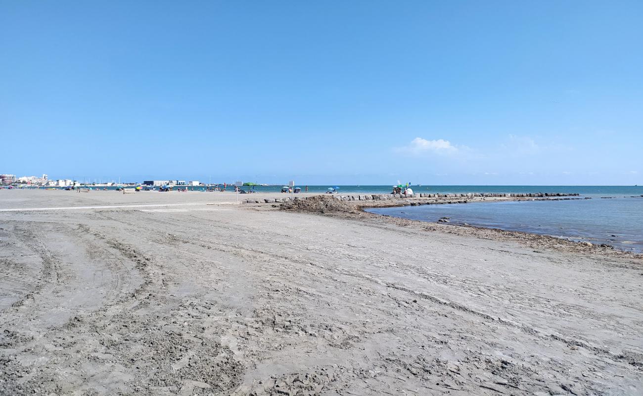 Foto af Playa Tamarit med grå sand overflade