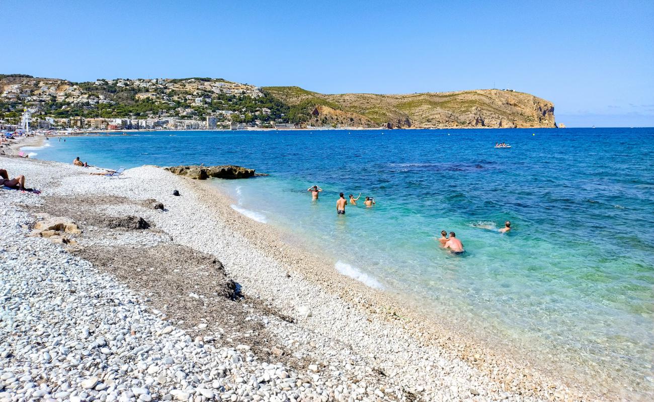 Foto af Platja Primer Muntanyar  med let sten overflade