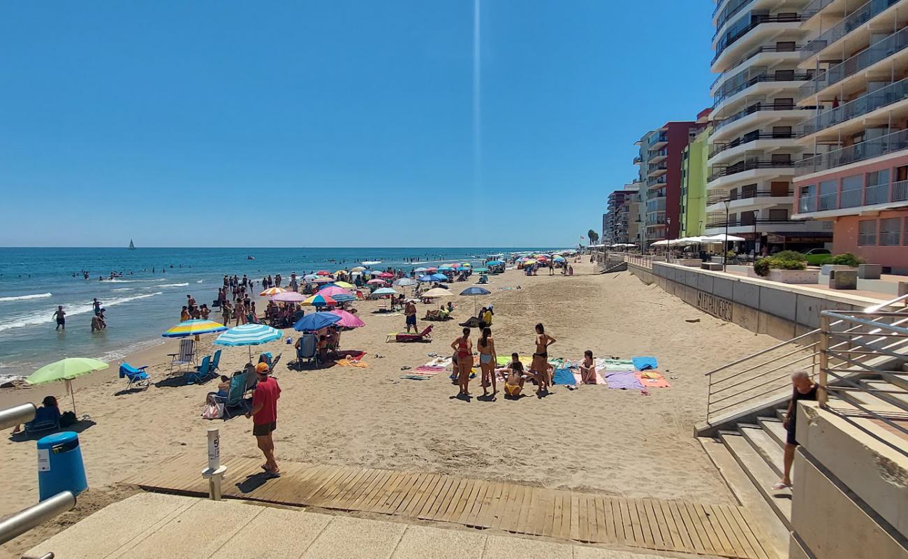 Foto af Platja les Palmeres med lys sand overflade