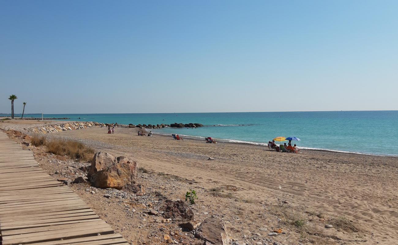 Foto af Playa de Nules med grå sten overflade