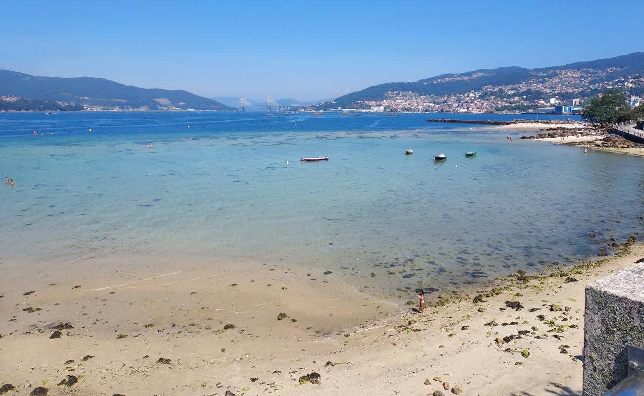 Foto af Praia da Punta med lys sand overflade