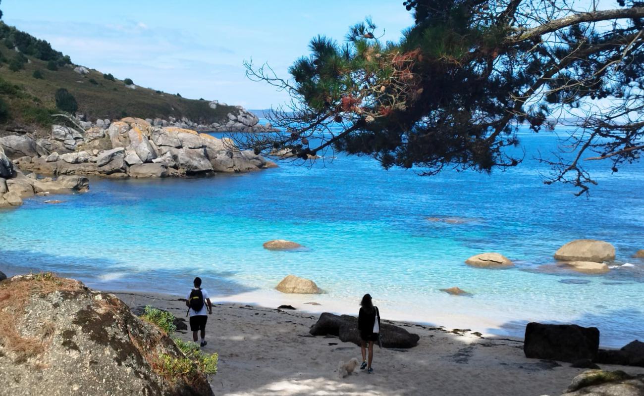 Foto af Pedron Beach med lys sand overflade