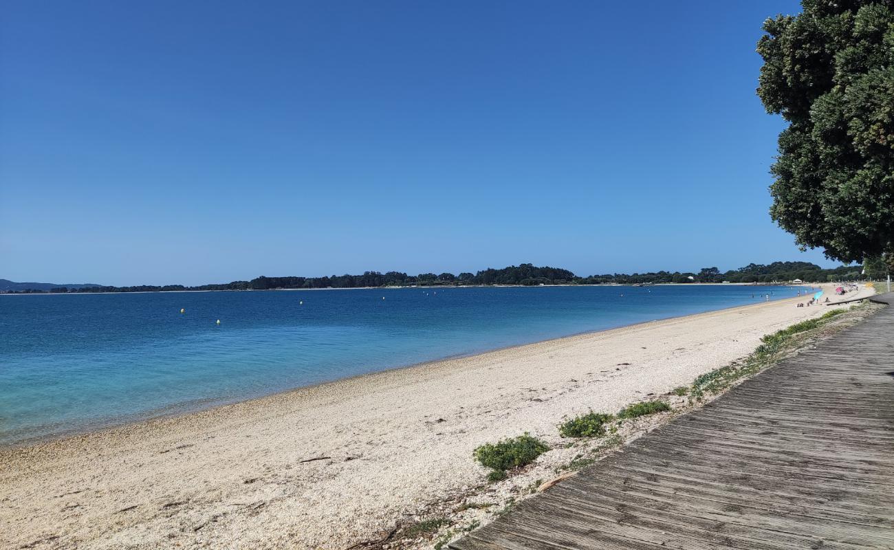 Foto af Playa Cabodeiro med let fin sten overflade