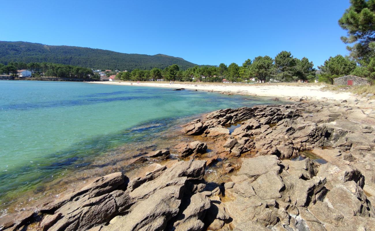 Foto af Praia de Bornalle med lys sand overflade