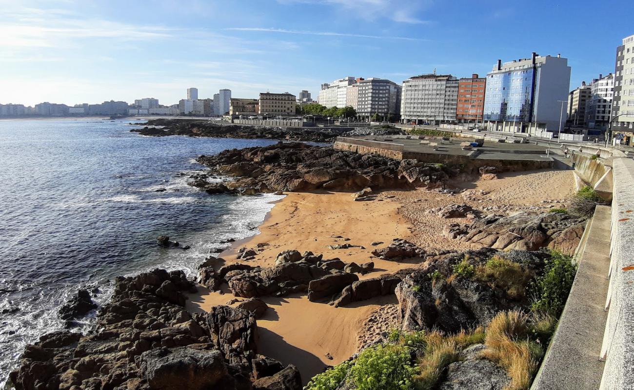 Foto af Praia de Lino med lys sand overflade