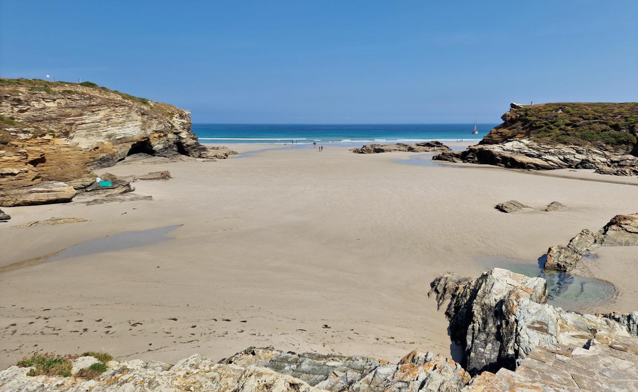 Foto af Esteiro Beach med lys sand overflade