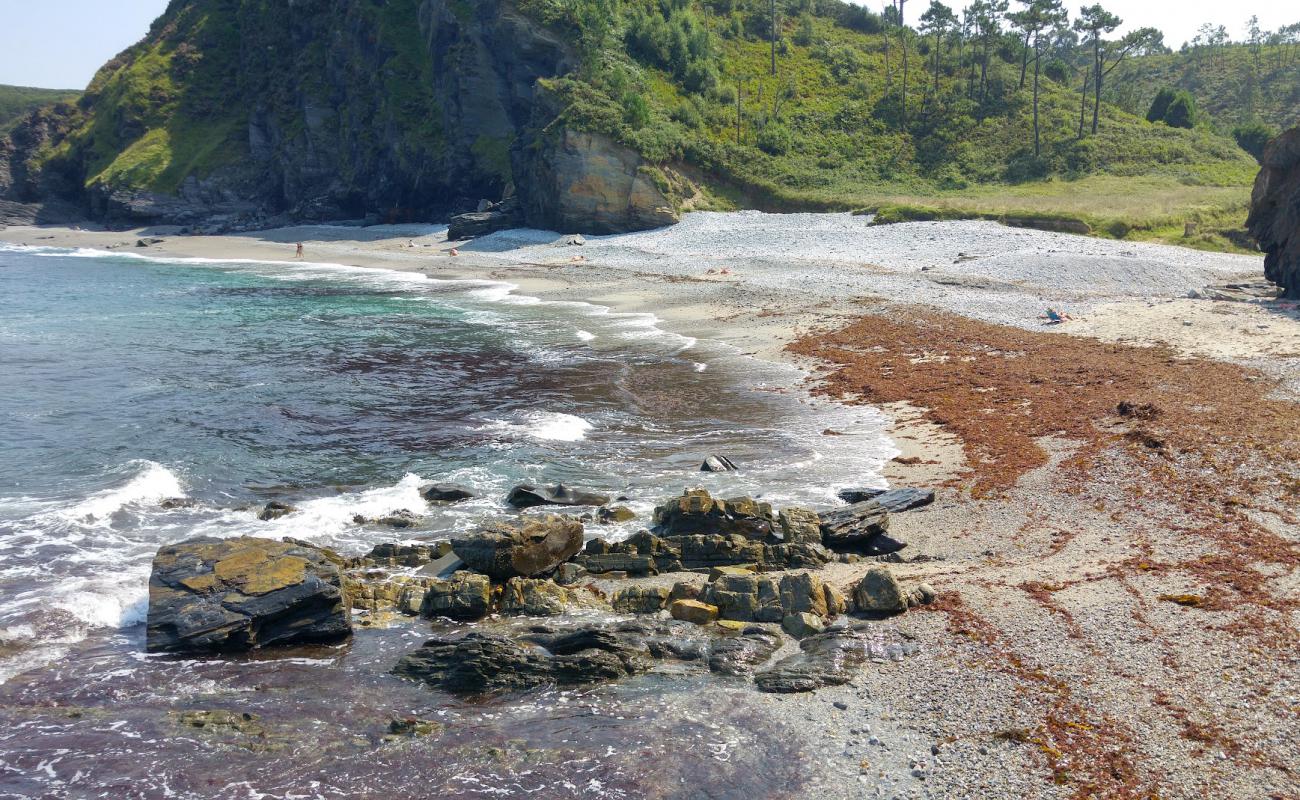 Foto af Playa de Portizuelo med sten overflade