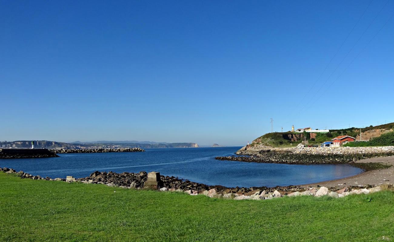 Foto af Playa del Aranon med grå sten overflade