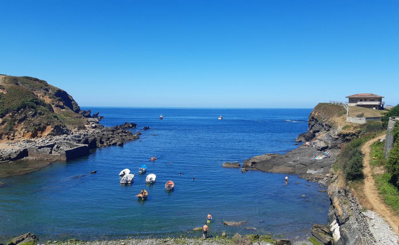 Foto af Playa de El Molin del Puerto med grå sten overflade