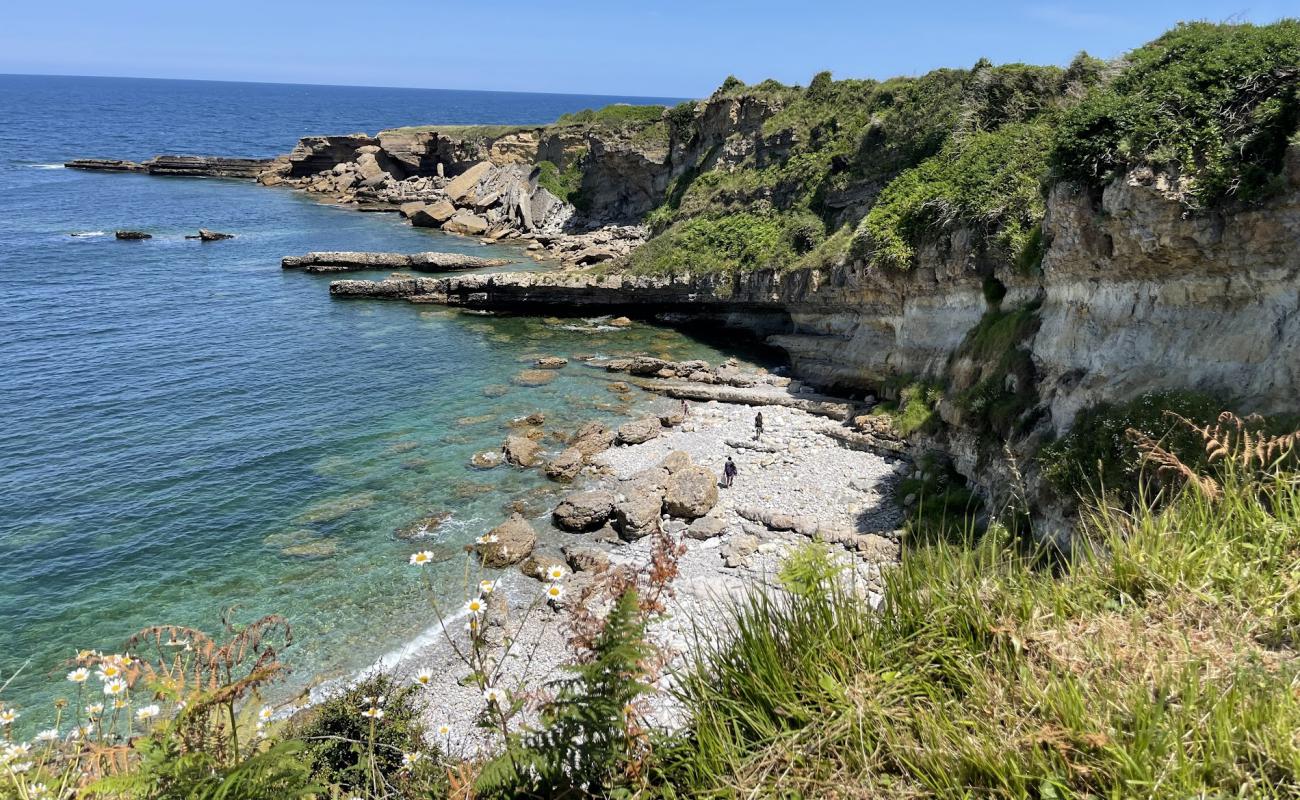 Foto af Playa Cristal O Bigaral med sten overflade