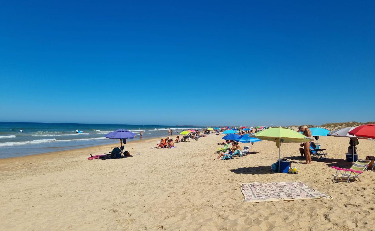 Foto af Playa de las Calderas med lys sand overflade