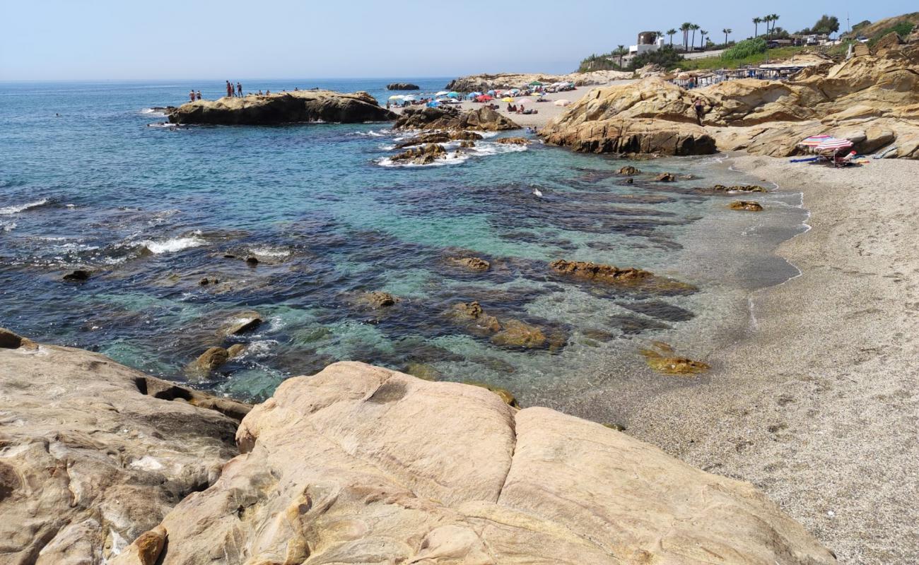 Foto af Playa de Chullera med let fin sten overflade