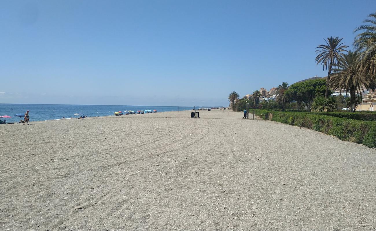 Foto af Playa Cambriles - Lujar med grå fin sten overflade