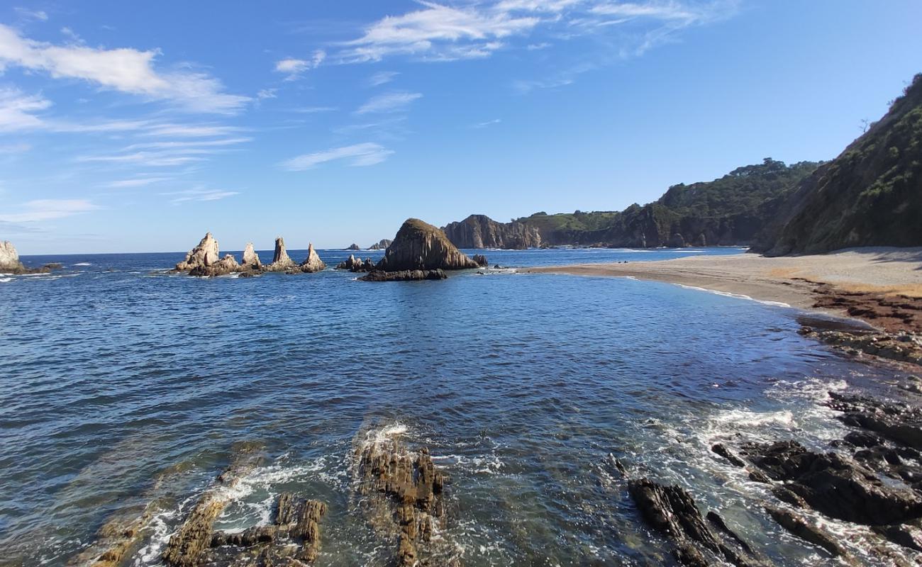 Foto af Playa de Pumarin med grå sten overflade