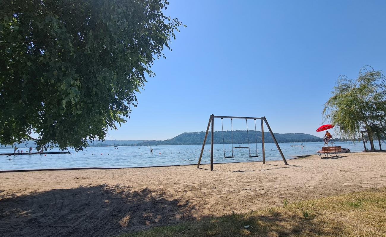 Foto af Plage de La Neuveville med lys sand overflade