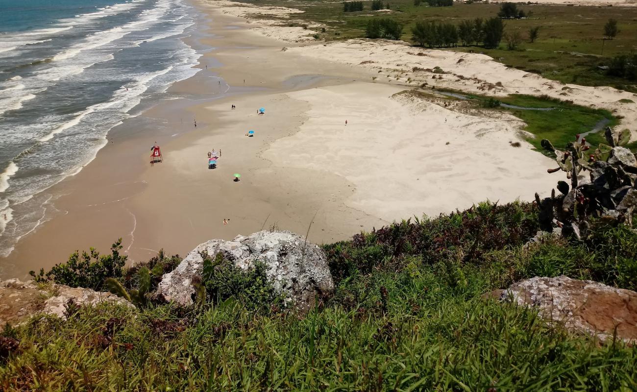 Foto af Arroio Seco Strand med lys fint sand overflade