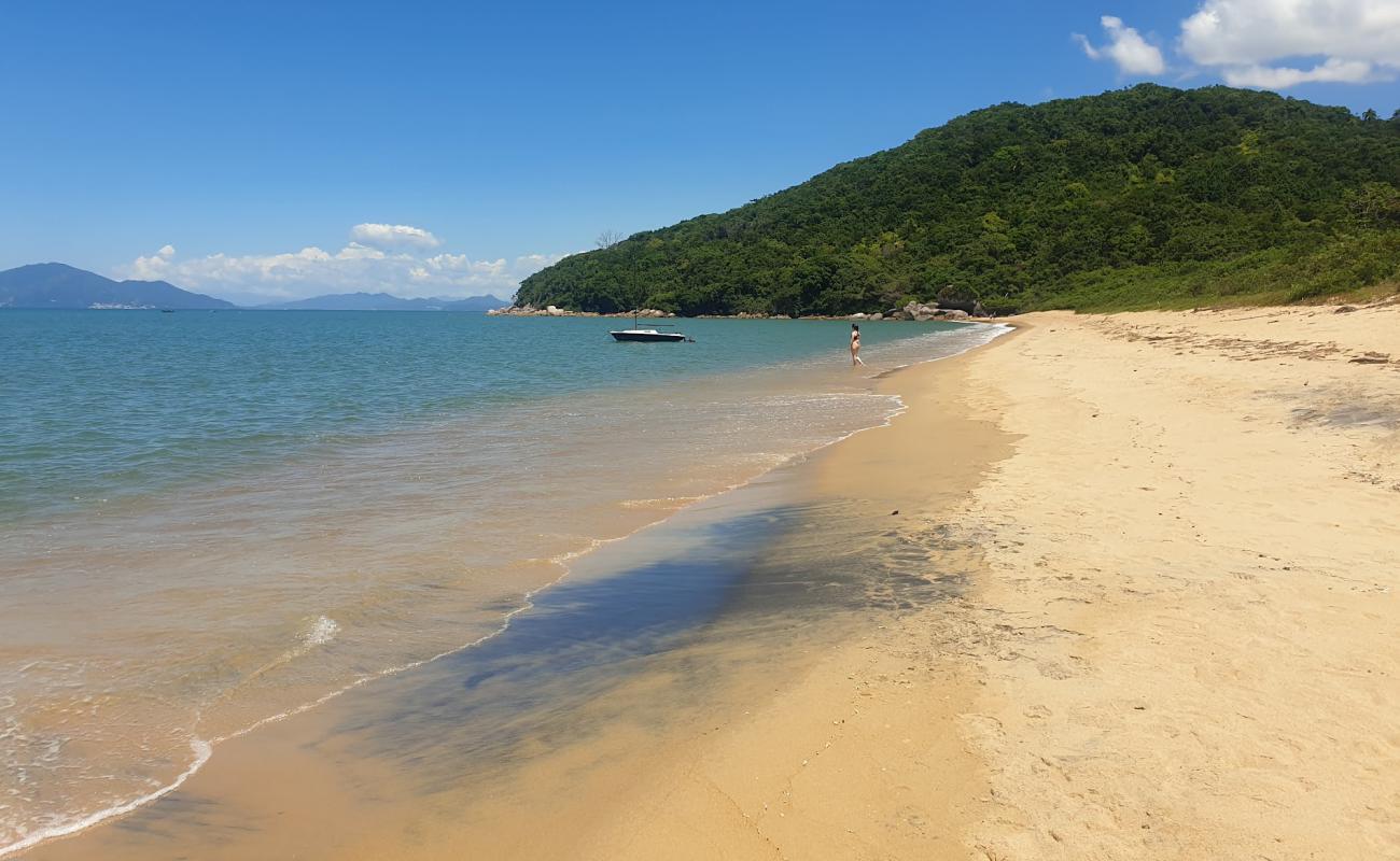 Foto af Praia da Lagoa med lys sand overflade